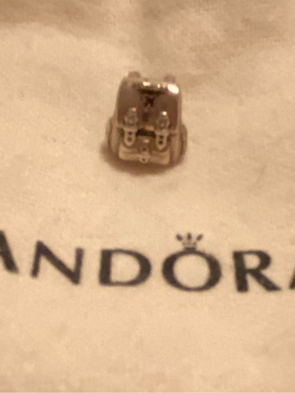 Pandora Silver Backpack Charm